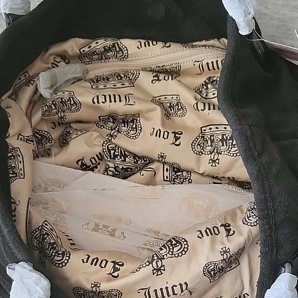 Juicy Couture Black and Silver Tote - Picture 3 of 4